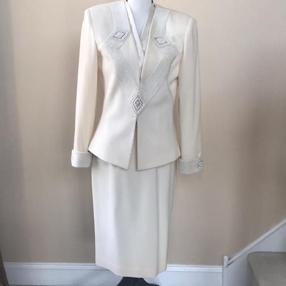 Vintage Nolan Miller 3-Piece Embellished Suit - Picture 16 of 17